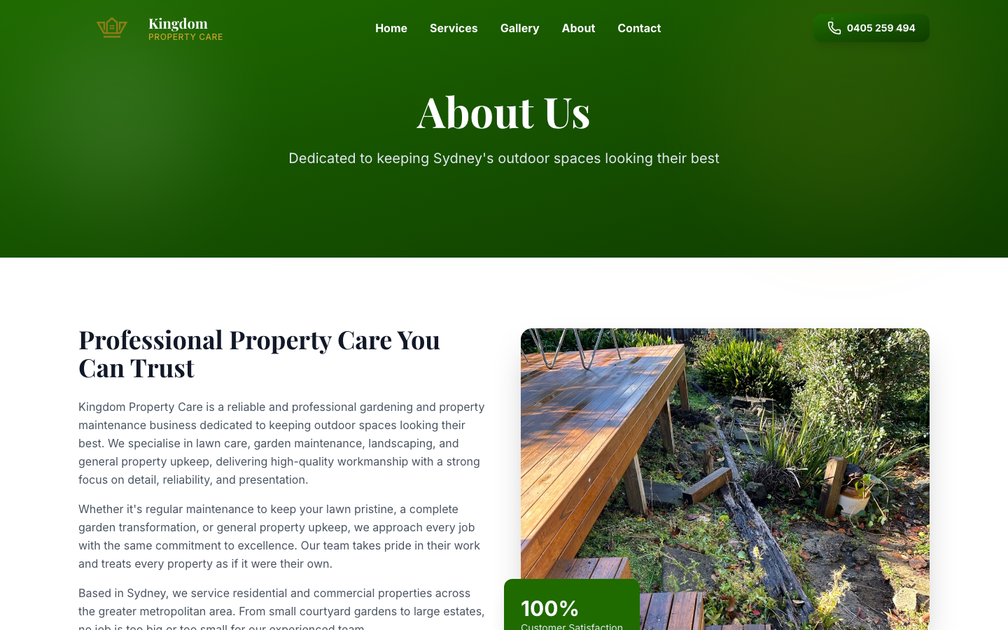 About — building trust with credentials